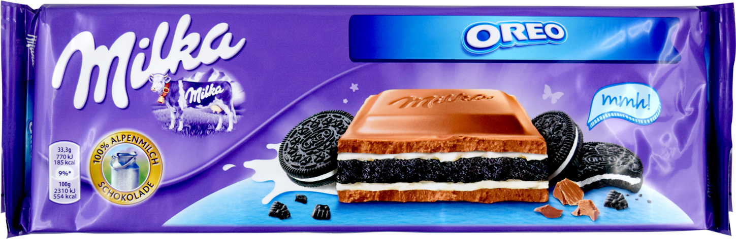 Milka Oreo 300 (1600x1600), Png Download
