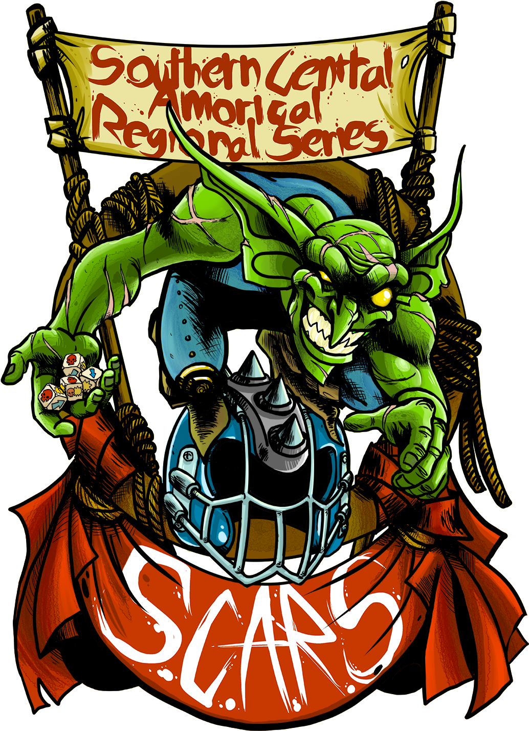 Meet Scars - Blood Bowl Team Logo (1080x1517), Png Download