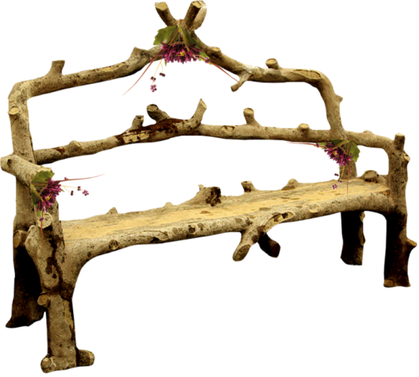 Wood Chair Trunk Tree Bench Free Download Image Clipart - Banc En Tronc D Arbre (600x541), Png Download