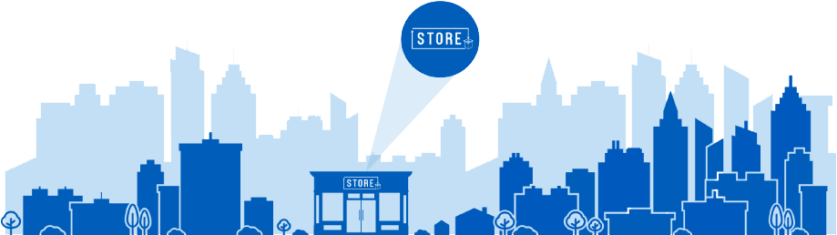 Store Nyc - Metropolitan Area (1029x342), Png Download