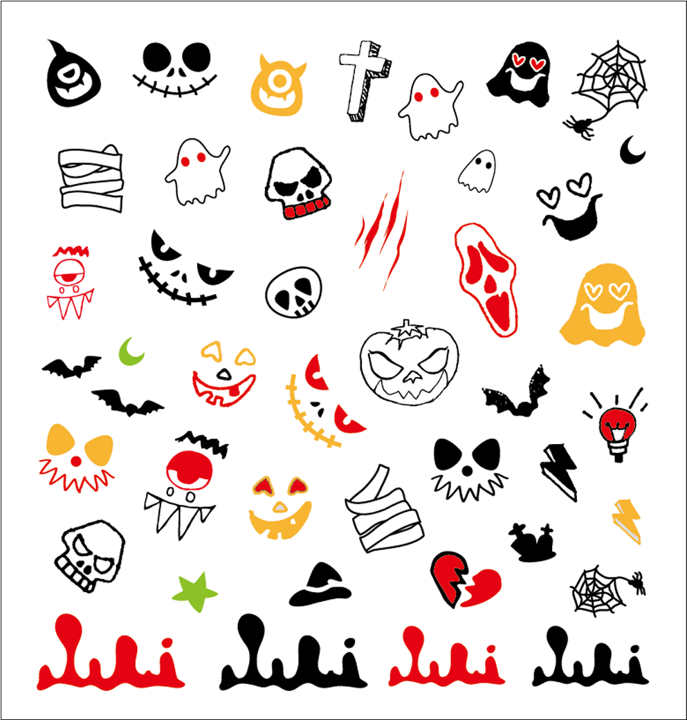 Decorative Nail Stickers (1200x1353), Png Download
