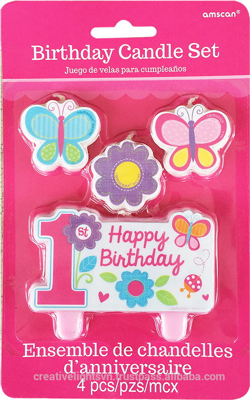 Molded Birthday Candles - Party Supply (567x843), Png Download