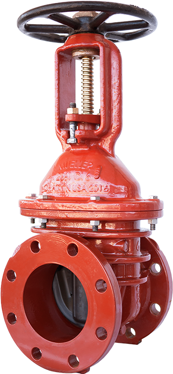Os&y Resilient Wedge Gate Valve With Flanged Ends 4-12" (850x850), Png Download