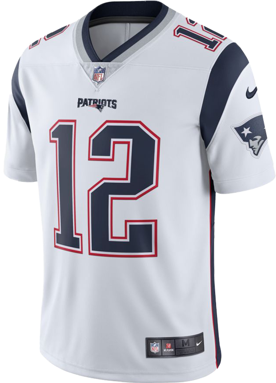 New England Patriots Tom Brady White Nike Vapor Untouchable - Sony Michel White Jersey (726x828), Png Download