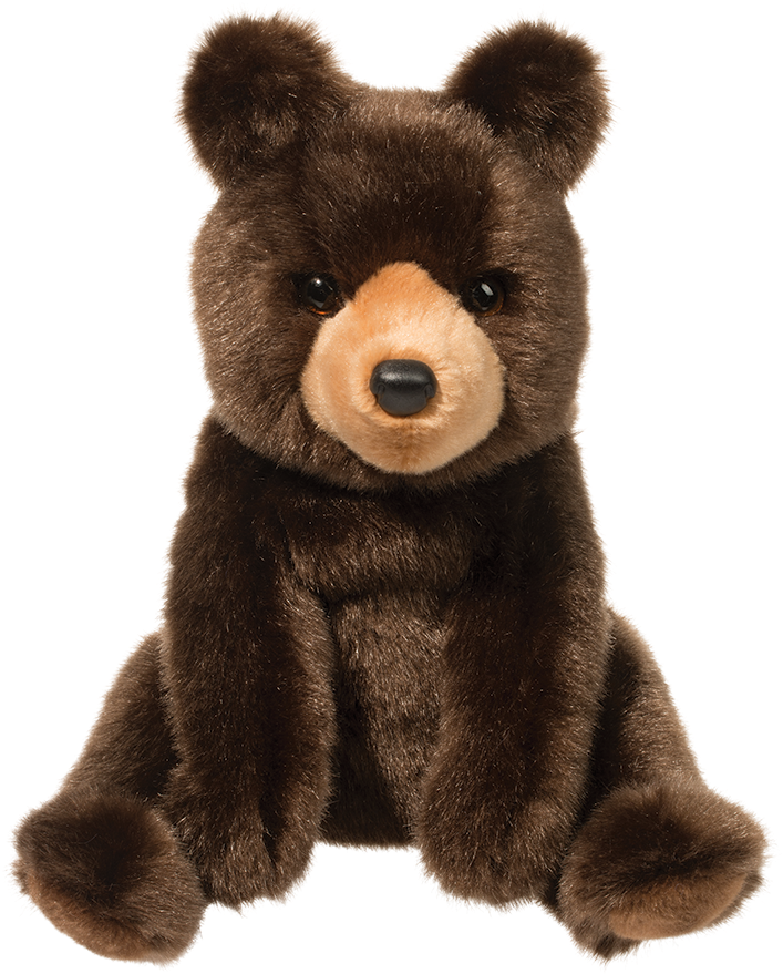Grizzly Bear - Stuffed Toy (1000x1000), Png Download