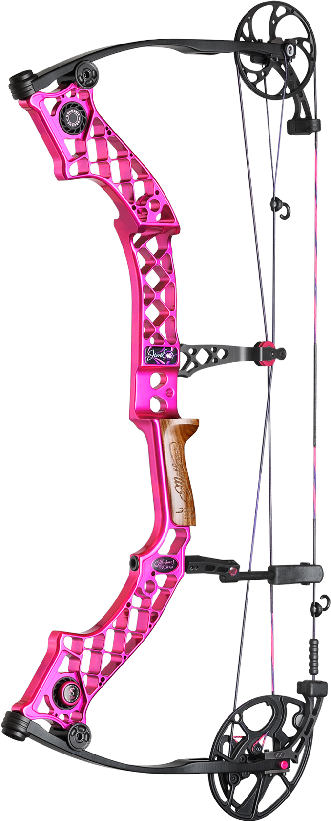 Mathews Jewel Pink Bca Bow - Mathews Jewel Bow (722x1680), Png Download