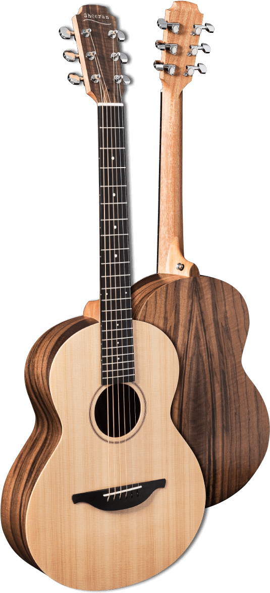Scroll Down - Ed Sheeran Guitars By Lowden (572x1200), Png Download