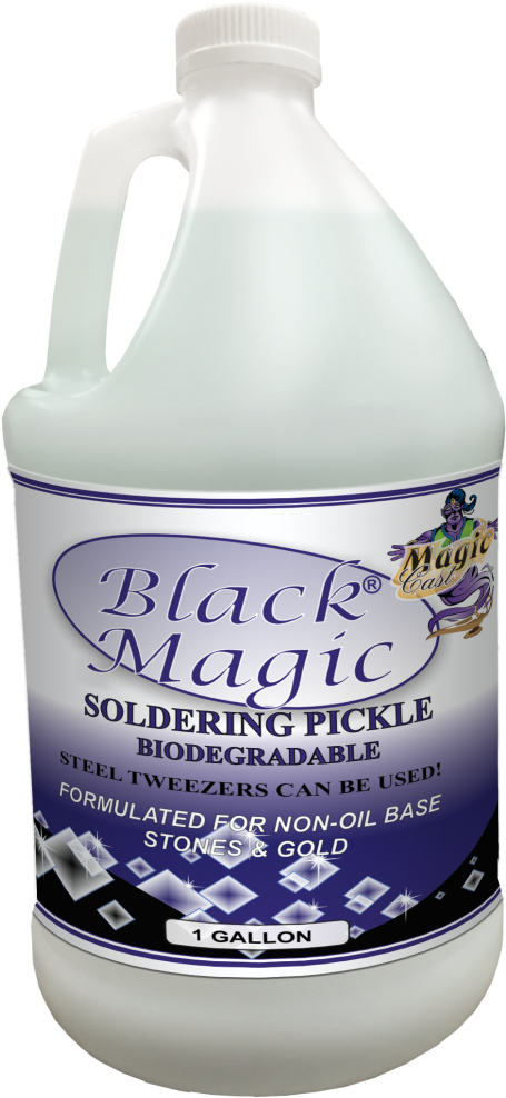 Black Magic Soldering Pickle - Bottle (1204x1206), Png Download