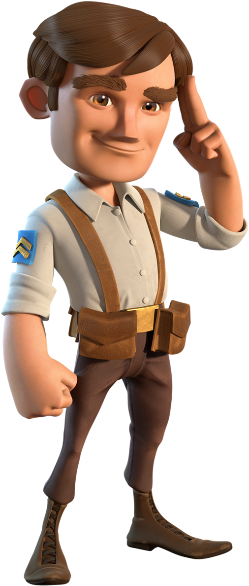 Guy Png Background Image - Personagens Boom Beach Png (800x1280), Png Download
