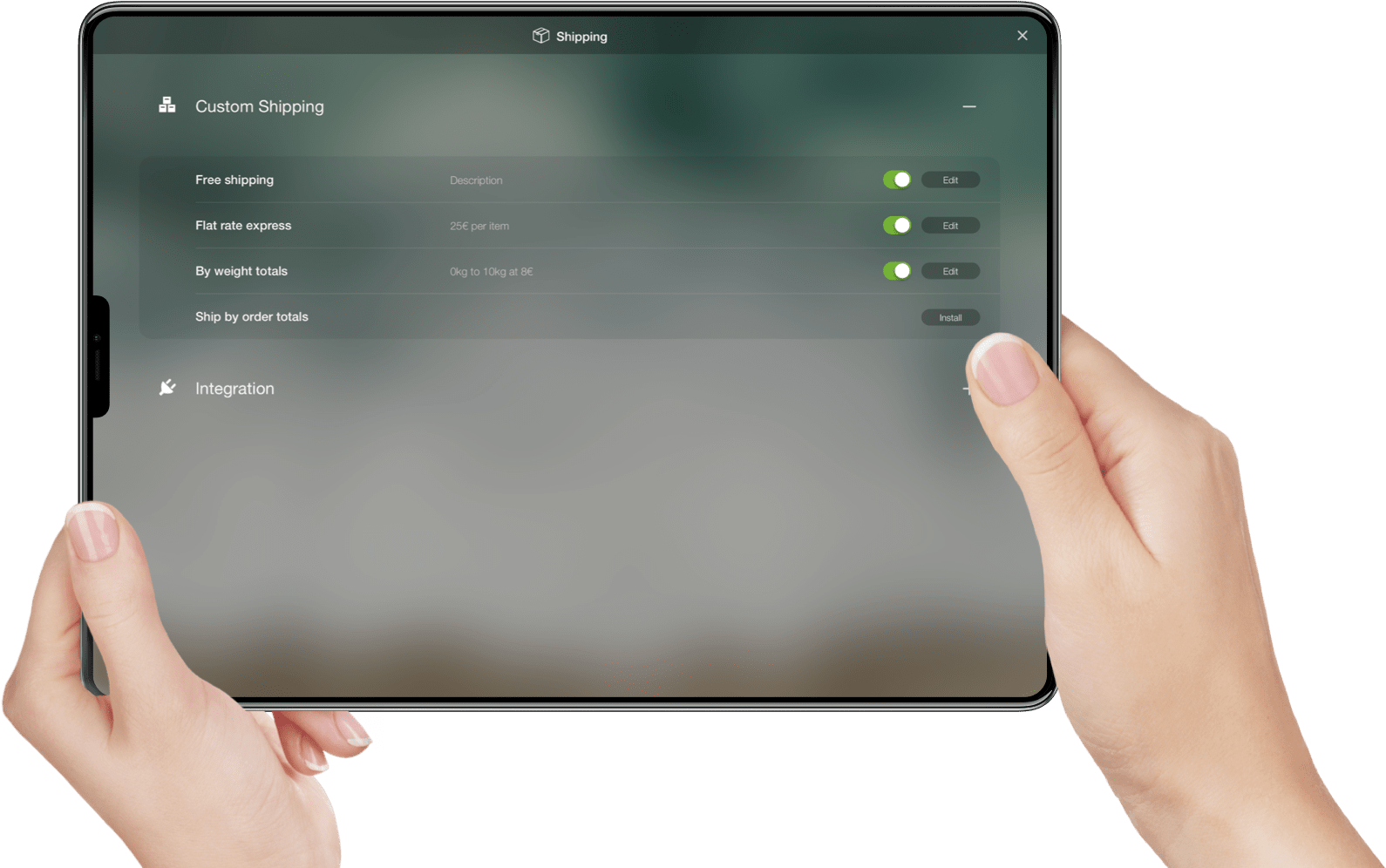 Automated Shipping - - Tablet Computer (1931x995), Png Download