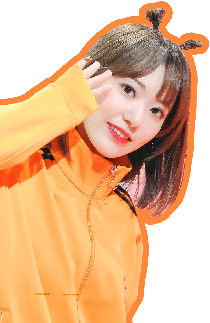 Oh Saikkura - Sakura Miyawaki Orange (800x1200), Png Download