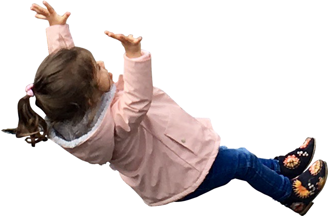 Persongirl Slipping While Popping Soap Bubbles - Jumping (800x800), Png Download