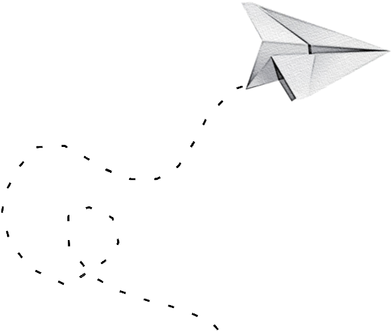 Avion Y Trazo Negro - Line Art (661x518), Png Download