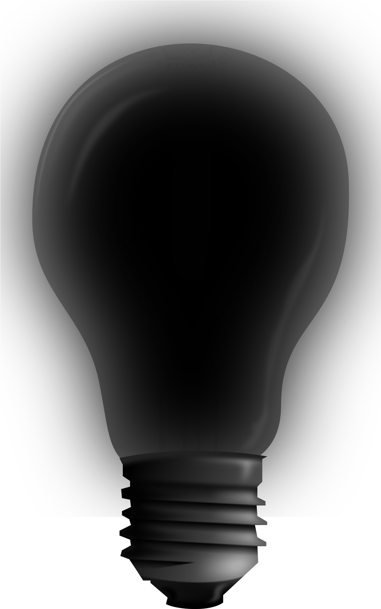 Clipart Lightbulb - Fluorescent Lamp (1751x2400), Png Download
