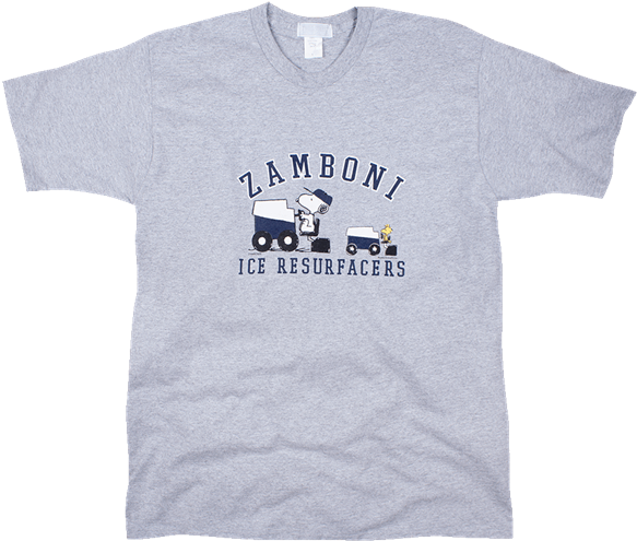Zamboni Gear Snoopy T-shirt - Donkey (600x600), Png Download