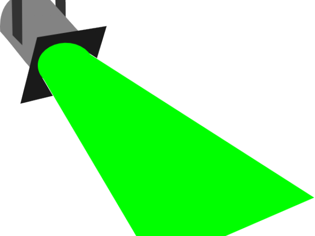 Disco Clipart Spotlights - Green Spotlight Clipart (640x480), Png Download