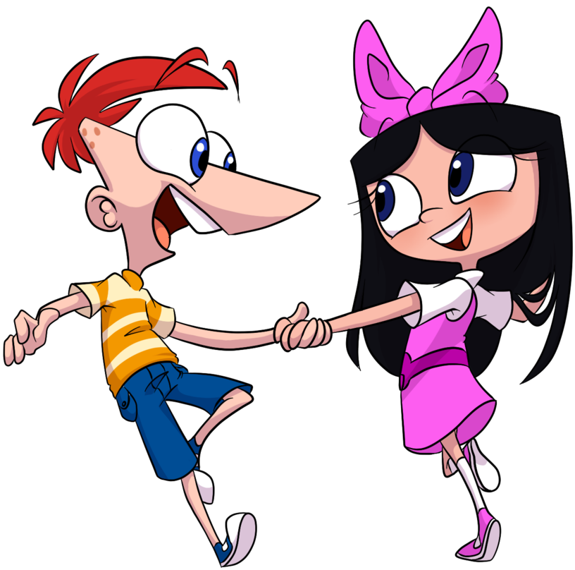 I Gave You My Heart Re Do By Kiki Kit On Clipart Library - Phineas And Ferb Phinbella Wattpad (900x844), Png Download