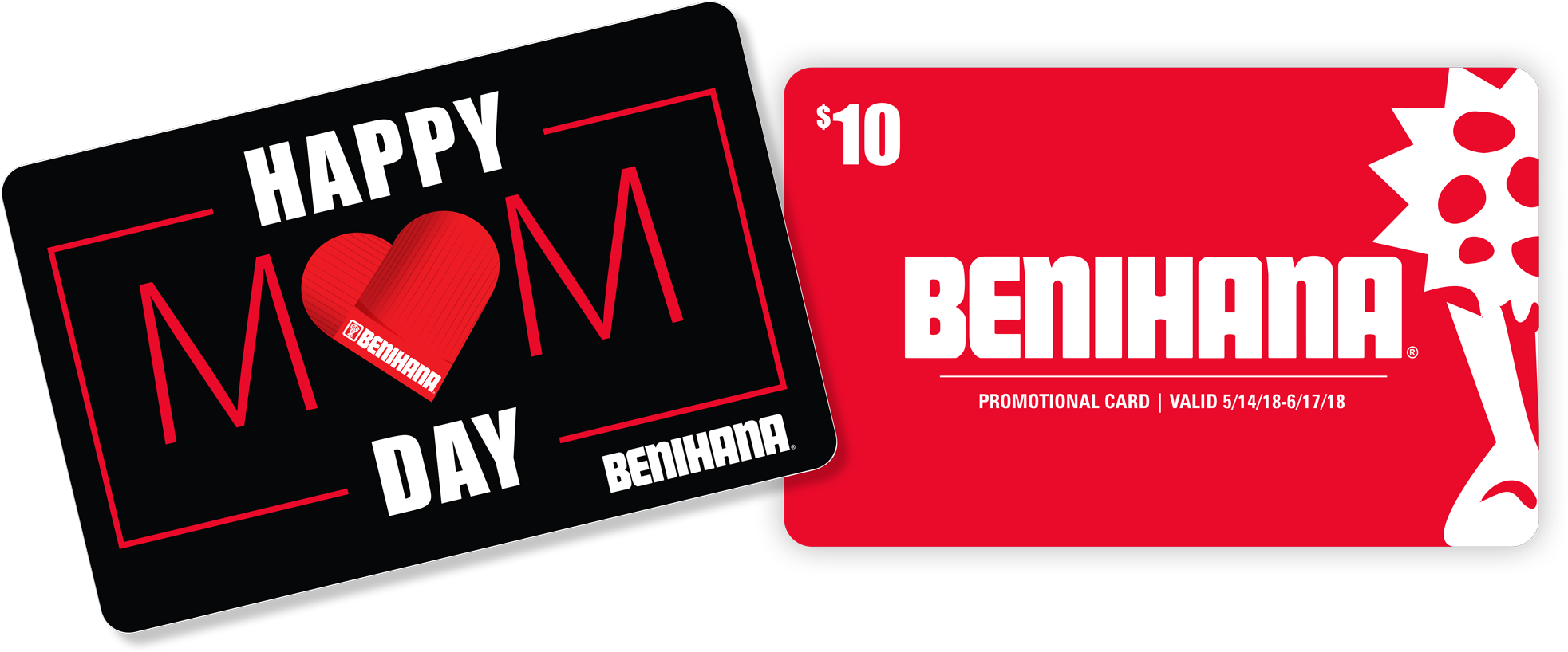 Mothers Day Gift Cards Image 2018 Benihana - Benihana (2000x879), Png Download