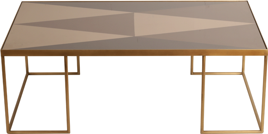 Geometric Coffee Table - Notre Monde Geometric Coffee Table (1000x1000), Png Download