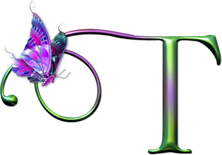 Alfabeto De Mariposas - Letter (720x504), Png Download