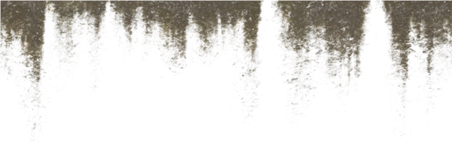 Grunge Drips Overlay - Reflection (900x450), Png Download