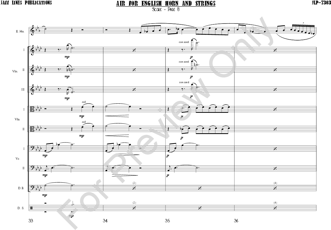 Air For English Horn And Strings Thumbnail - Document (1152x864), Png Download