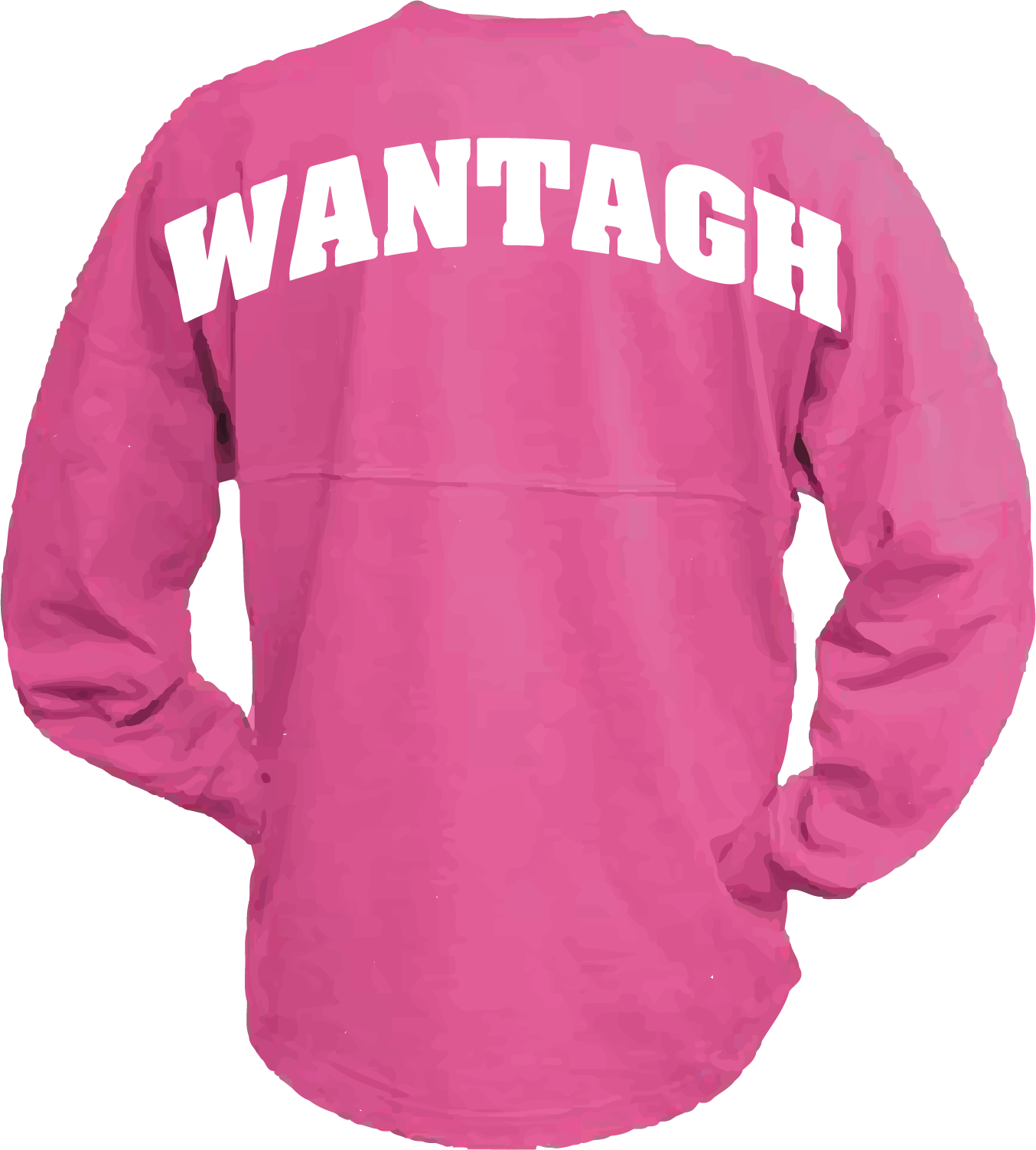 M Billboard Back - Long-sleeved T-shirt (1354x1503), Png Download