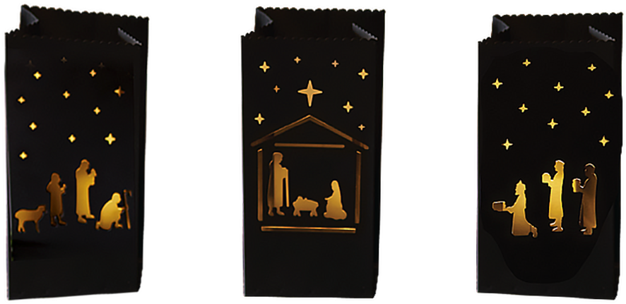 Nativity Luminaries - Graphic Design (1000x1000), Png Download