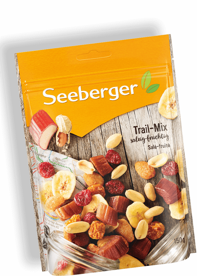 Seeberger Trail-mix Gedreht Produktansicht - Seeberger Trail Mix (762x1066), Png Download