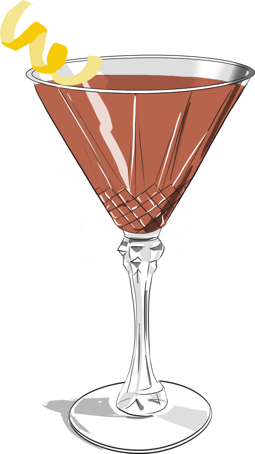 St Croix Martini - Martini Glass (872x1549), Png Download