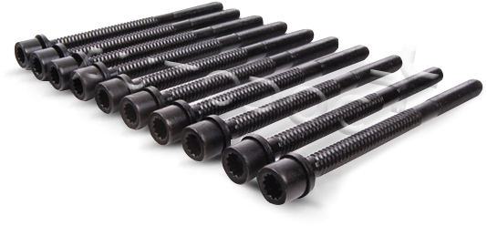 Elring Bolt Kit, Cylinder Head - 14 32388 01 (600x600), Png Download