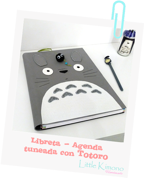 Libreta / Agenda Tuneada Con Totoro - Agenda Totoro (630x626), Png Download