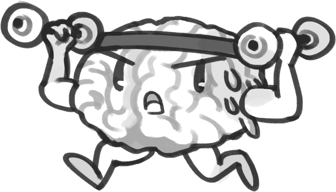 Exercising Brain Clipart (1528x799), Png Download