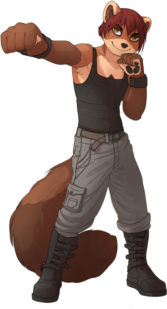 Furry Png - Art Otter Furry (727x1099), Png Download