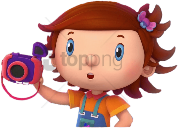 Free Png Download Helen Holding Camera Clipart Png - Cartoon (850x479), Png Download