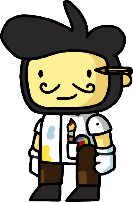 Artie2 - Scribblenauts All Brothers (454x692), Png Download