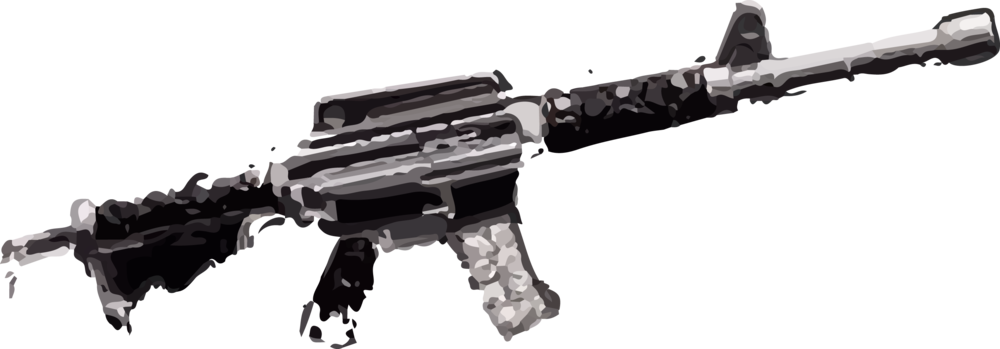 Ar15 (1000x349), Png Download