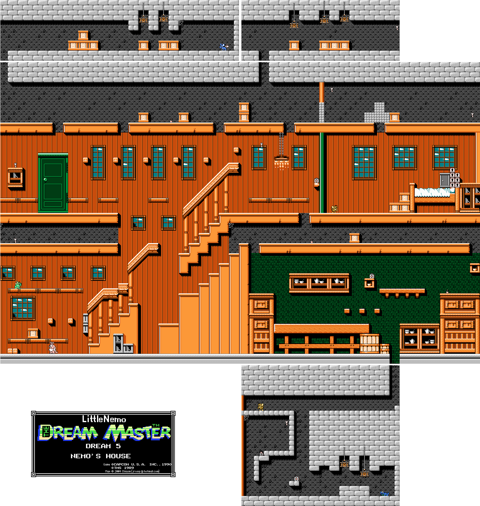 Little Nemo The Dream Master Maps (1538x1620), Png Download