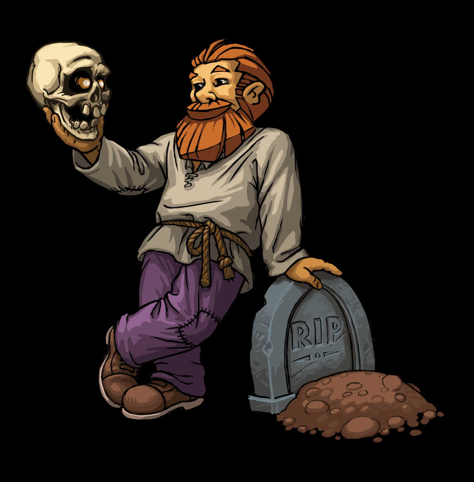 Graveyard Keeper Logo Png (1573x1600), Png Download