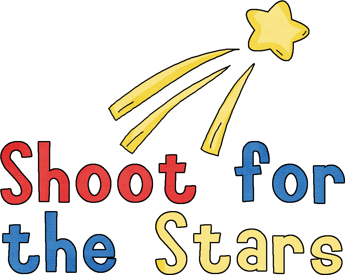 Show And Tell Clip Art - Shoot For The Stars Clip Art (1184x939), Png Download