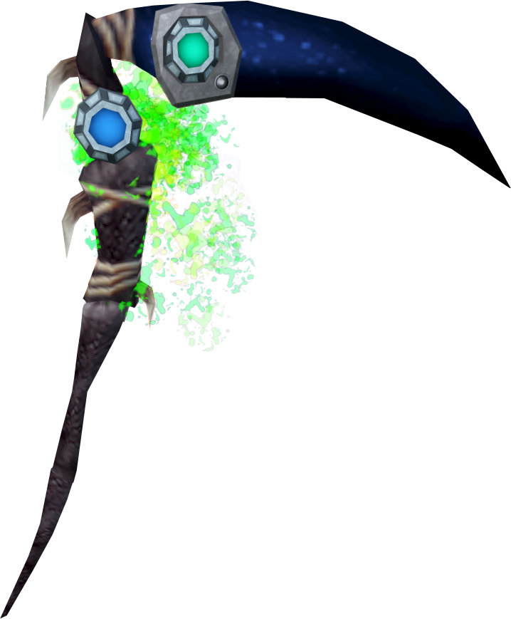 A Lethal Augmented Scythe Made From Spider Parts (718x869), Png Download
