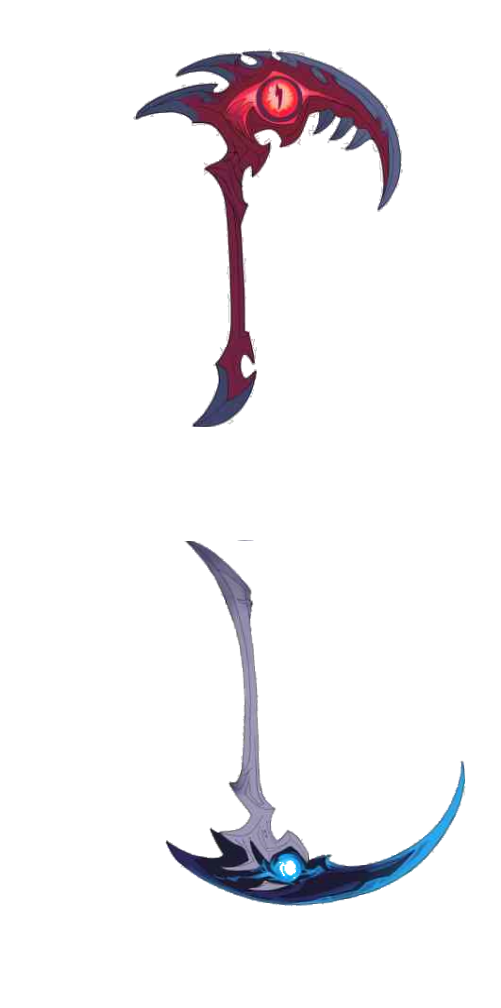 Petition To Change Upvotes And Downvotes To Up Scythes - Axe (500x1022), Png Download