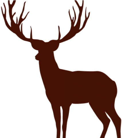 Silueta De Cabeza De Venado Png (640x480), Png Download