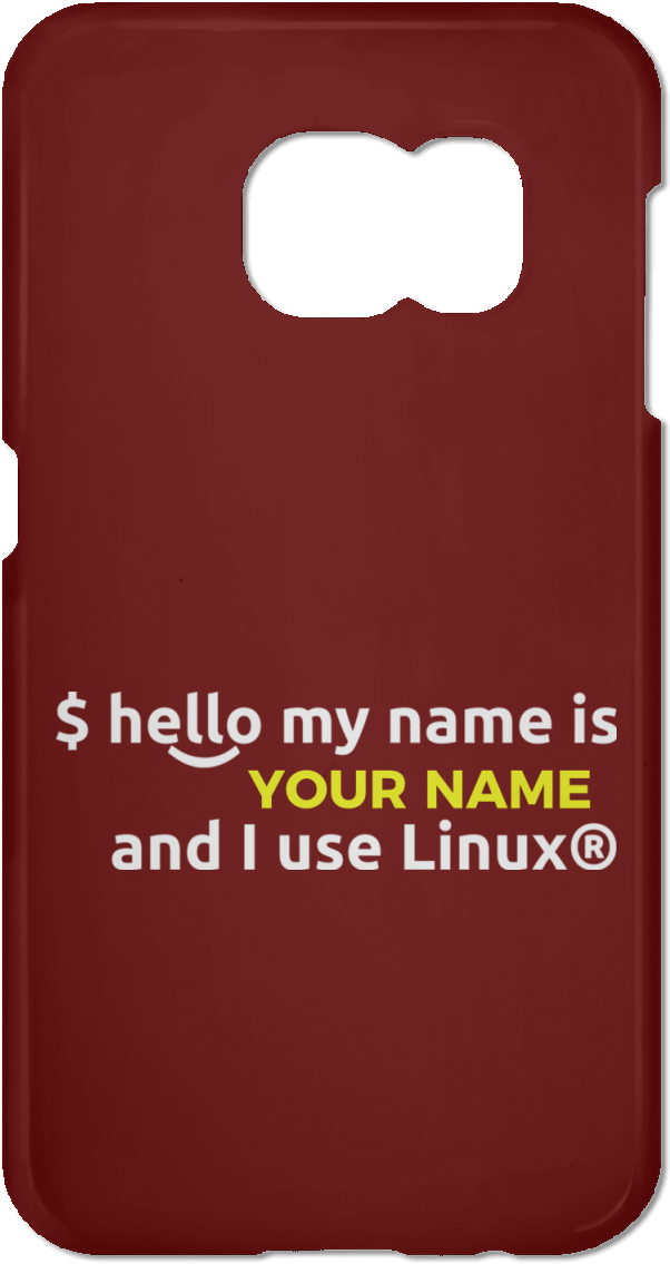 Hello My Name Is - Mobile Phone Case (1155x1155), Png Download