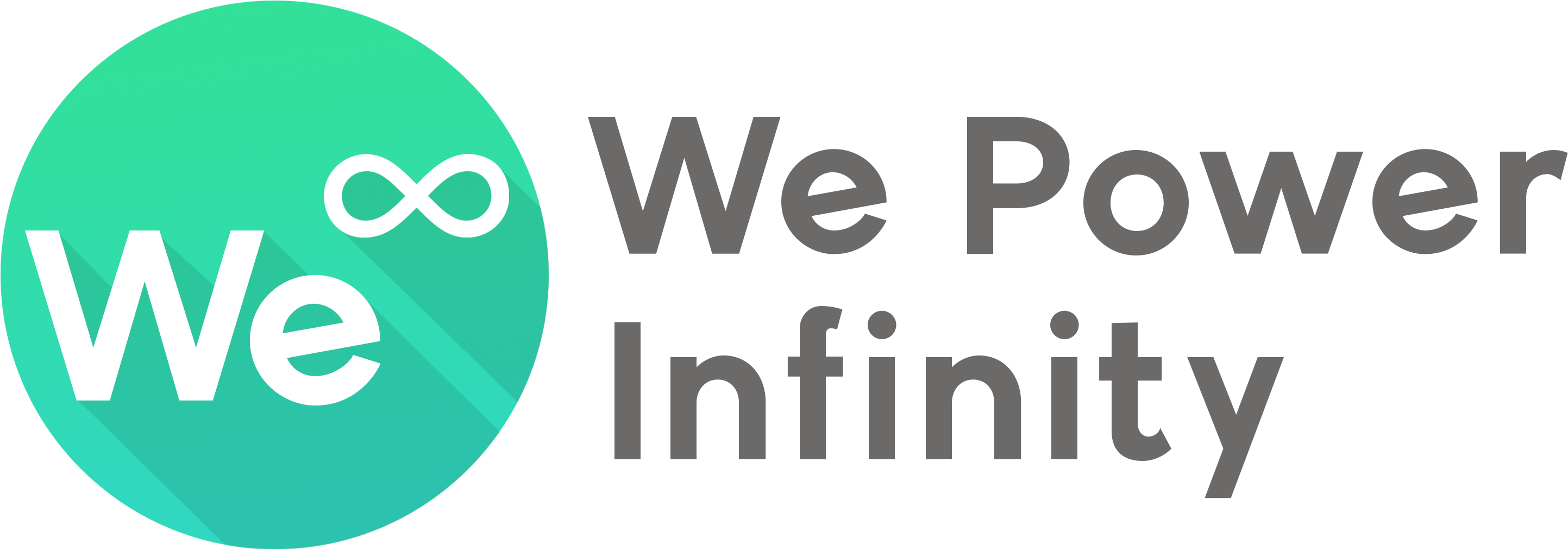 Infinity Power - We - Sign (3086x1182), Png Download