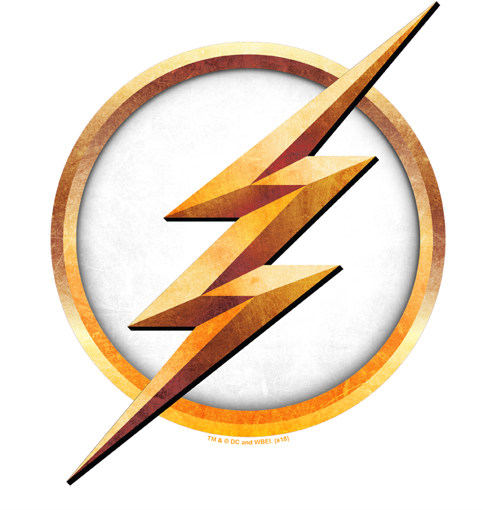 The Flash Season 4 Logo Men's Heather T-shirt - Flash (850x778), Png Download