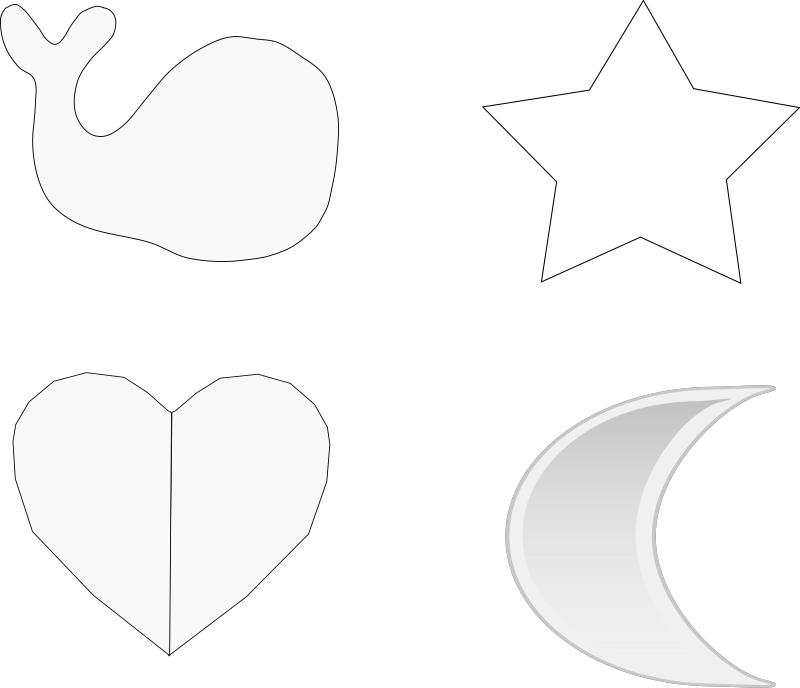 Heart Silhouette - Heart (800x688), Png Download