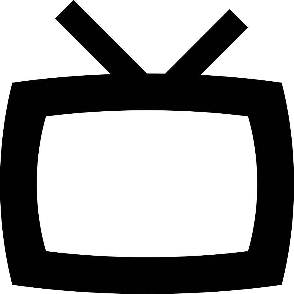 Tv Png Icon Free - Tv Ícone (980x980), Png Download