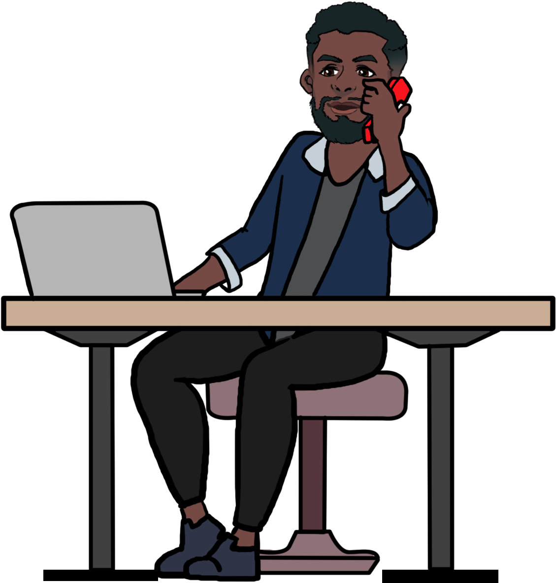 Big Hair - Sitting (1500x1500), Png Download