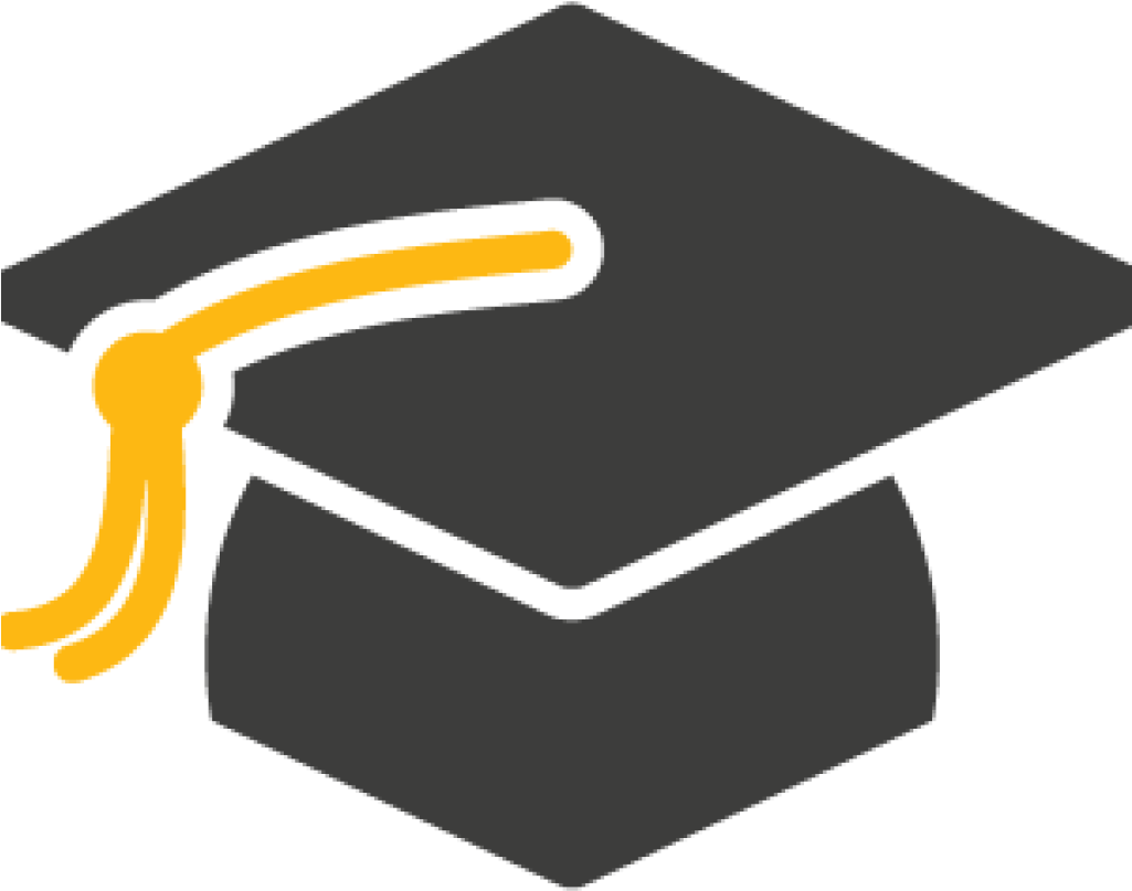 Education Icon - Graduation Cap Clip Art Png (1024x1024), Png Download